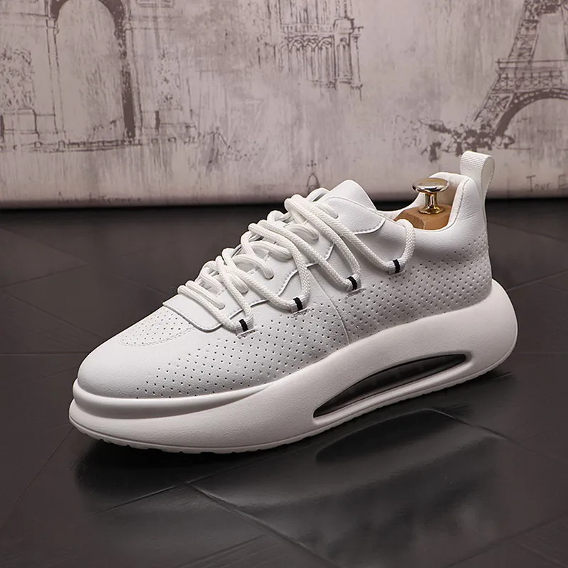 

Designer British Luxury Men's Leisure Shoes Fashion Flat Platform Trending Casual Comfort Sport Male Zapatos Size 38-43 ERRFC