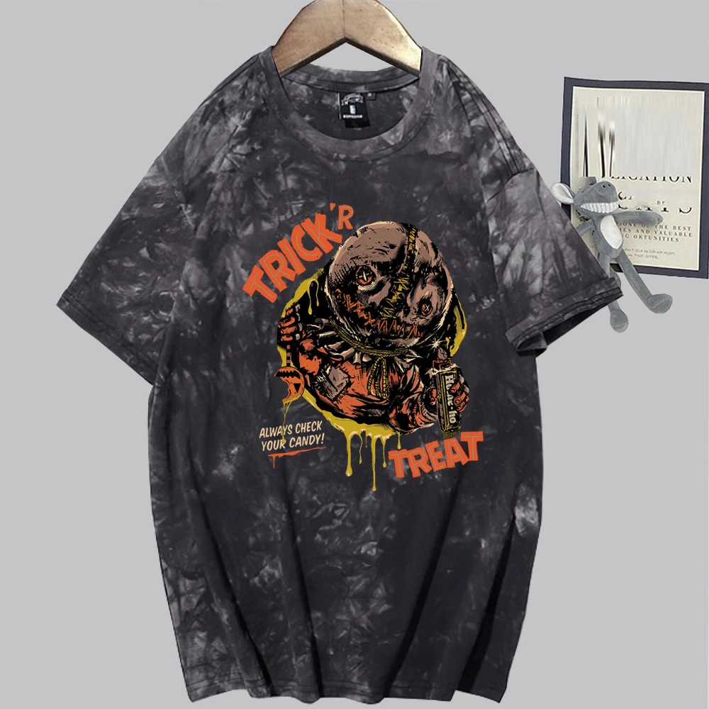 Horror Trick R Treat Sam Graphic Tee Women's Halloween Tshirt Unisex Drop Shipping