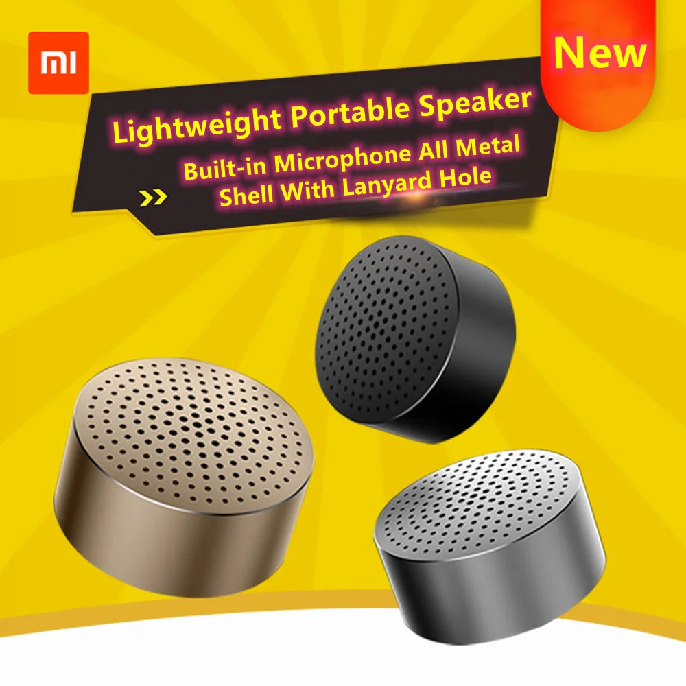 

100% Original Xiaomi Mi Bluetooth Speaker Stereo Portable Wireless Speakers Mini Mp3 Player Music Speaker Hands-free Calls
