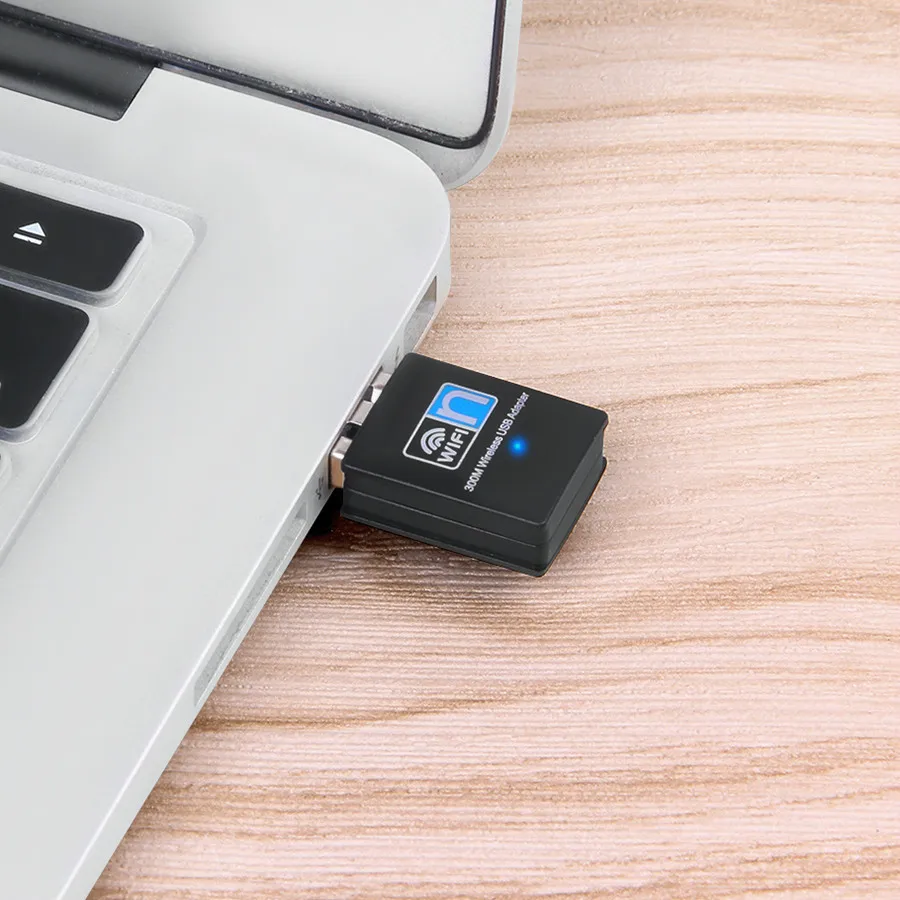 USB мини Wi-Fi адаптер 2 4 ГГц WiFi ключ 300 м сетевая карта Ethernet USB2.0 Wifi приемник для