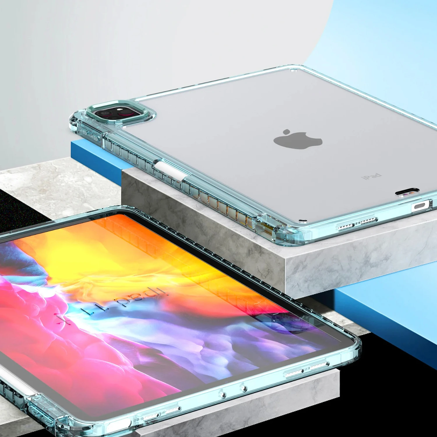 Защитный и стильный прозрачный акриловый чехол для планшетов iPad 10-го 9-го