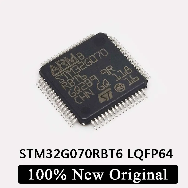 

5Pcs 100% New Original STM32G070RBT6 LQFP64 STM32G070 STM32G MCU microcontroller microcontroller semiconductor IC Chip in stock