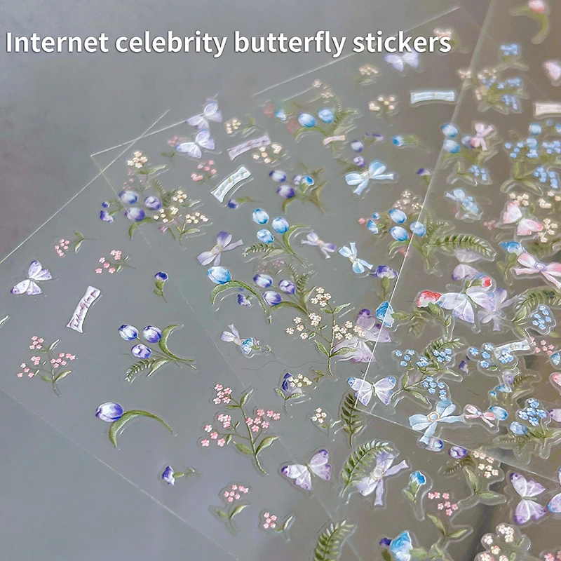 Самоклеящийся мини-бант для дизайна ногтей