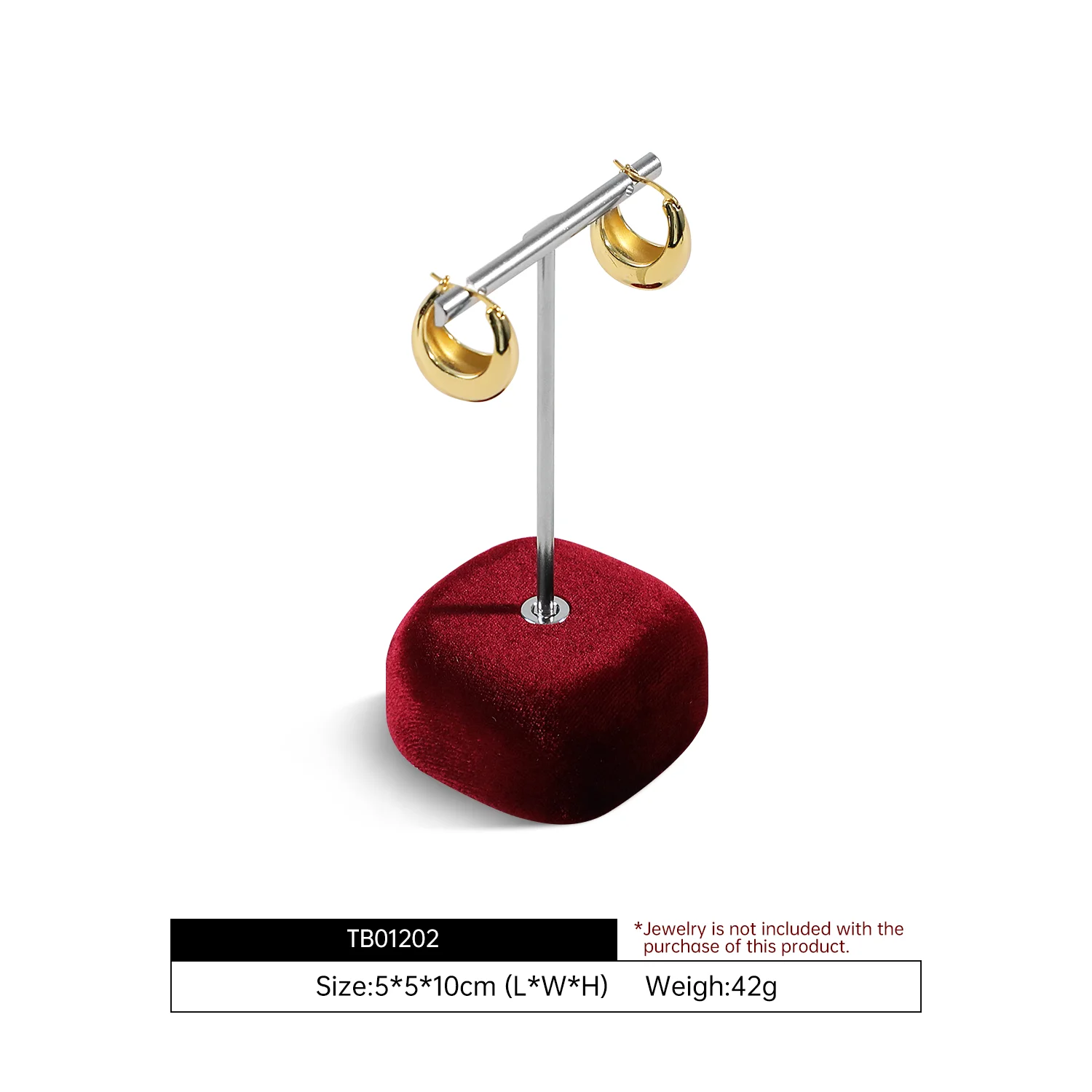 

Подставка для демонстрации бархатных серег Yinbeini, органайзер для хранения ювелирных украшений, демонстрационный реквизит для колец TB011