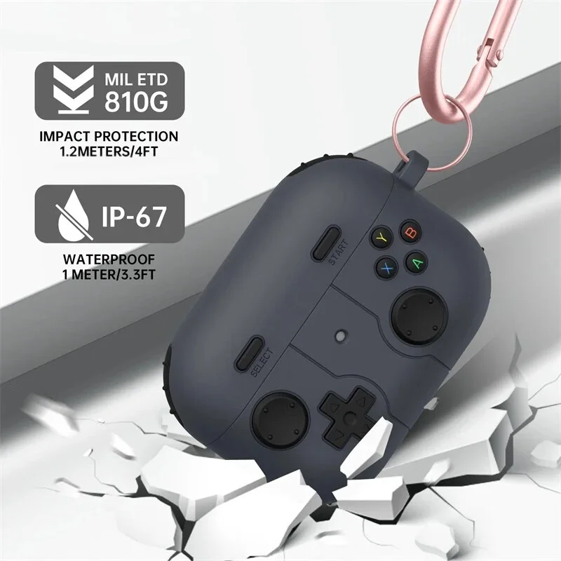 3D Gamepad Cartoon Case for AirPods 4 Cover Wireless Earphone Silicone Cover for Apple AirPods Pro 2 Case for AirPods 1 2 3 (art.: 3920ca2cf758b) - 3920ca2cf758b