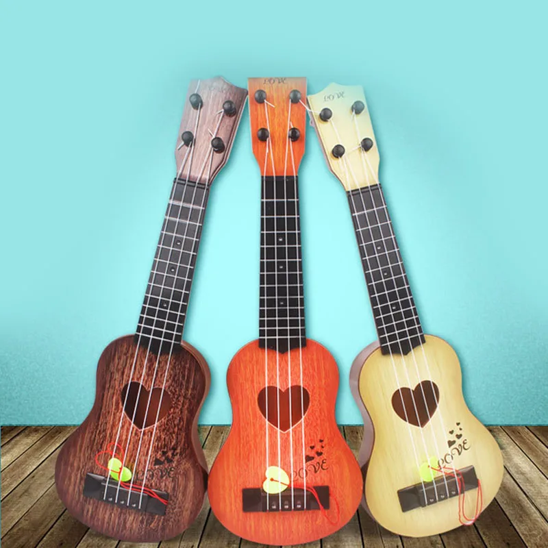 

44cm Music Education Development Kids Birthday Christmas Gift Mini Ukulele Simulation Guitar Kids Musical Instruments Toy
