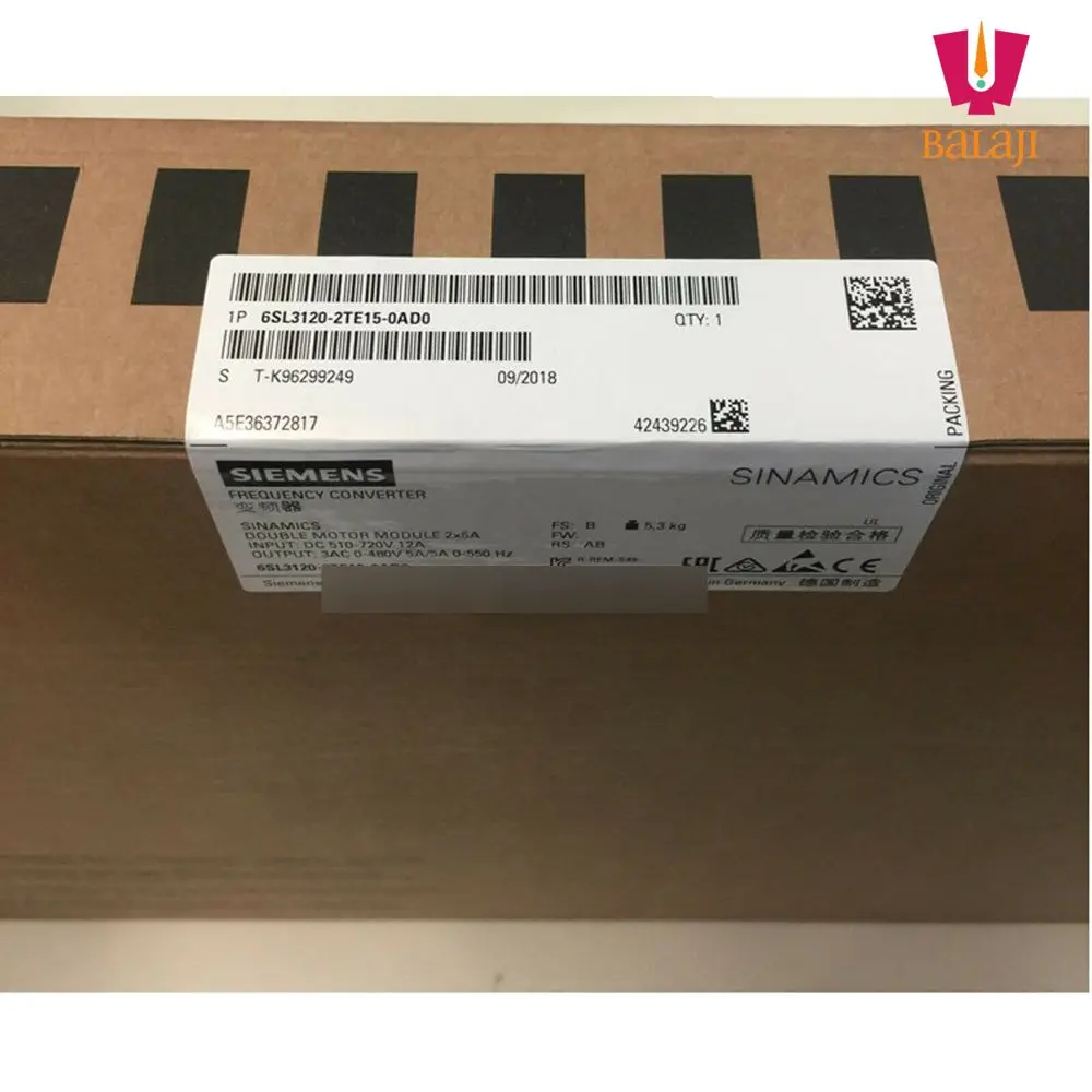 

6SL3120-2TE15-0AD0 | SINAMICS MODULE | NEW ORIGINAL | GERMANY