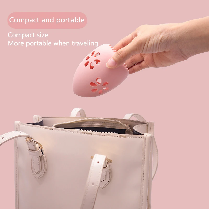 Портативная дорожная губка для макияжа органайзер хранения силиконовых яиц с