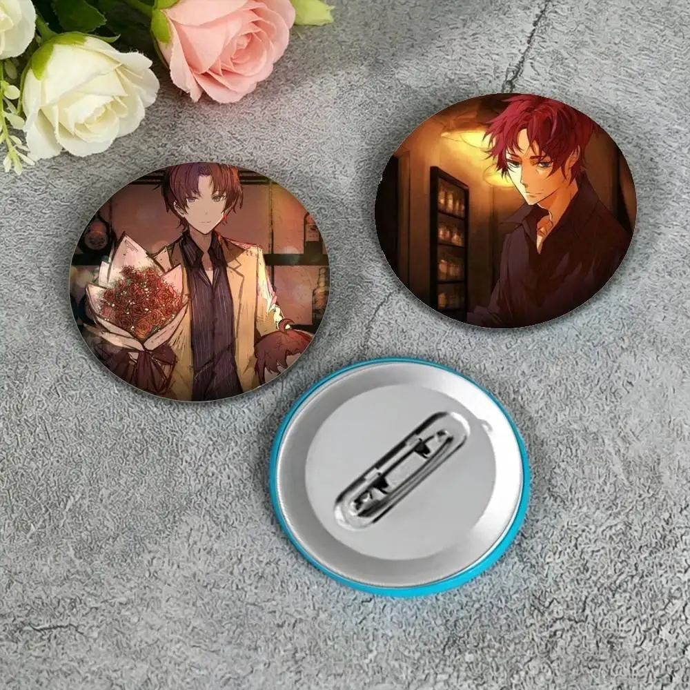 Фото Популярные аниме-значки и броши B-Bungo Stray D-Dogs с Ода Сакуносукэ, 25 мм, 32 мм, 44 мм, 58 мм, 75 мм, для аксессуаров и подарков №2