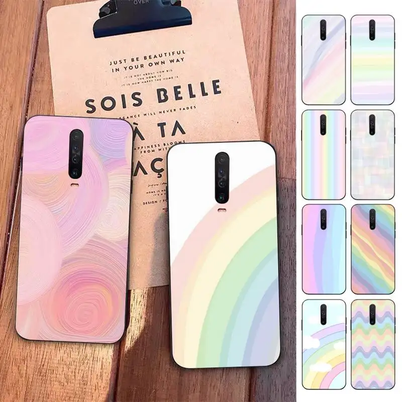 

Rainbow Phone Case For Redmi 5 6 7 8 9 10 plus pro 6 7 8 9 A GO K20 K30 K40 pro plus F3 Fundas
