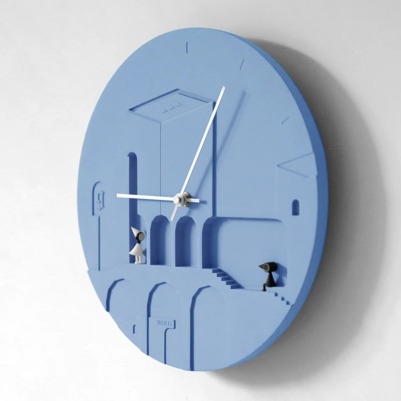 

Креативные настенные часы с цементом, современные синие бесшумные часы 3d в скандинавском стиле, роскошные часы для дома, кухни, идеи для подарков, украшение для гостиной LQQ99YH