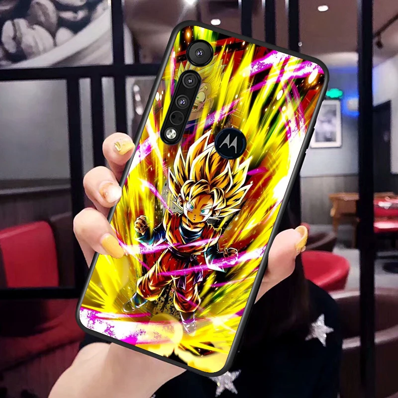 dragon ball black goku for motorola moto g g60 g60s g50 g40 g9 g10 e7i e6s power edge 20 e20 2021 x3 s pro black phone case free global shipping
