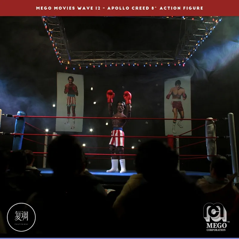 В наличии 8-дюймовая фигурка Apollo Creed Heavy Weight Champion Stallone Игрушечная модель куклы