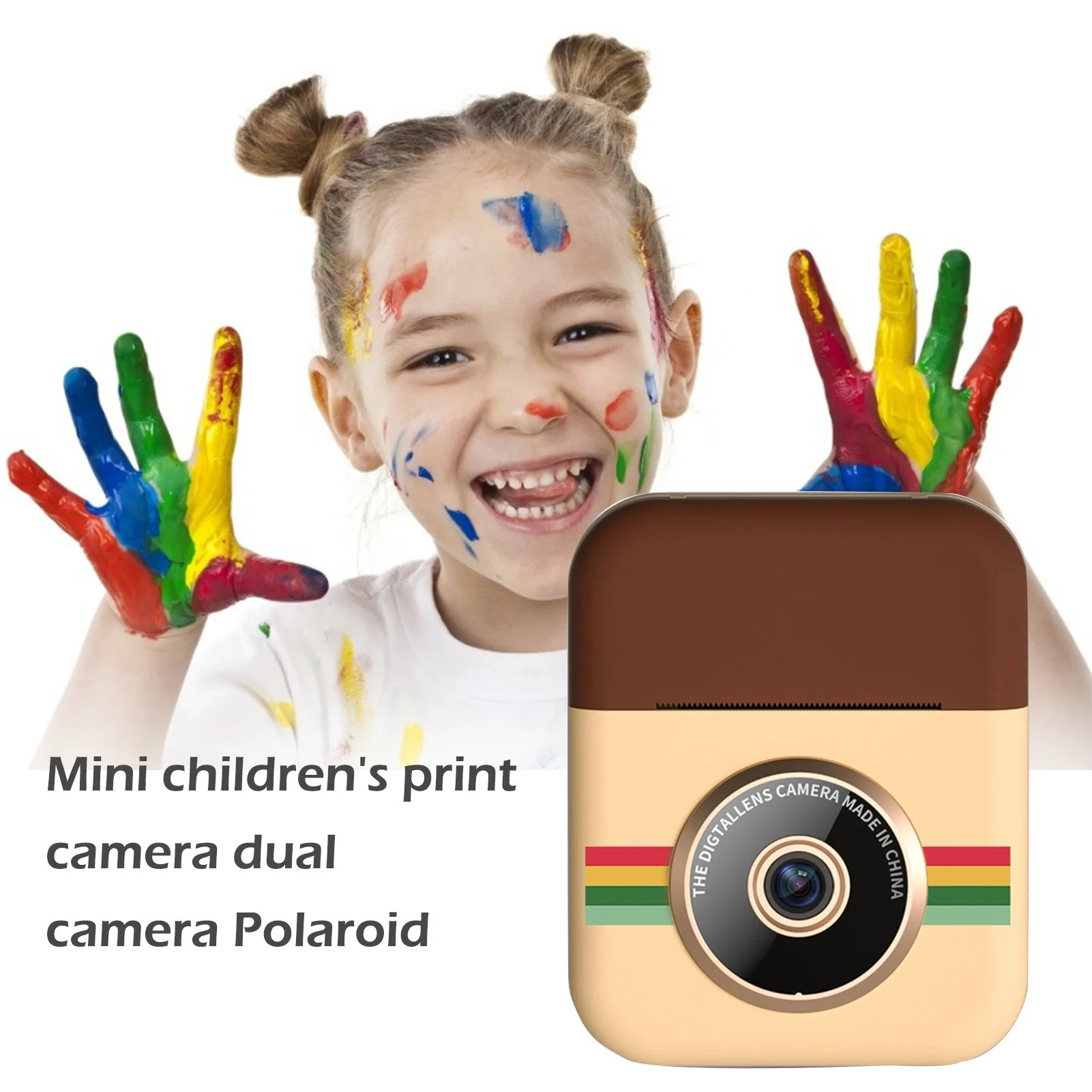 

2023 Children's Mini Camera Dual-camera HD Pixels Can Take Pictures And Video Cartoon Creative Digital Toys For Gift New Best