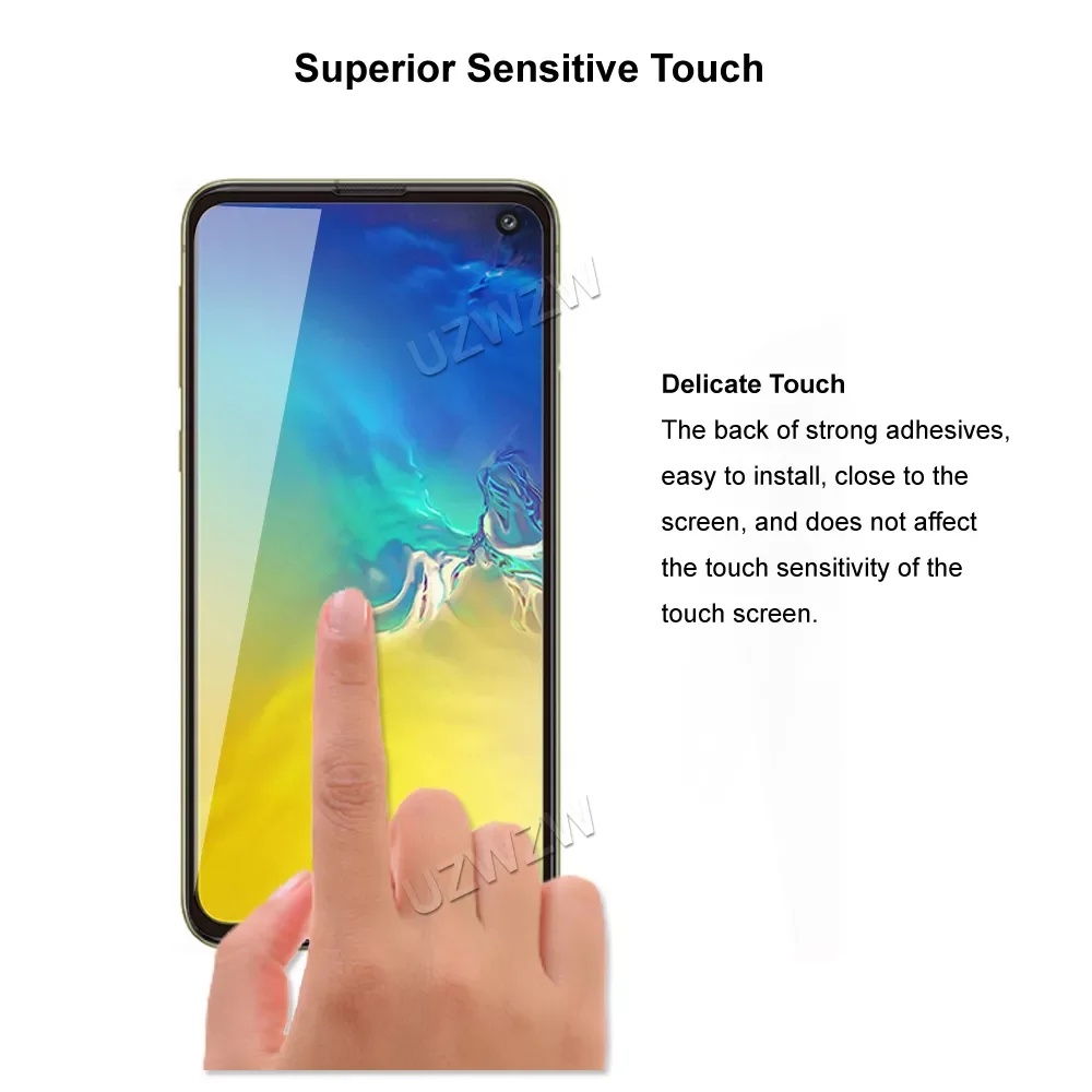 For Samsung Galaxy S10e Camera Lens Protecting Film & Full Coverage Protective Tempered Glass Phone Screen Protector
