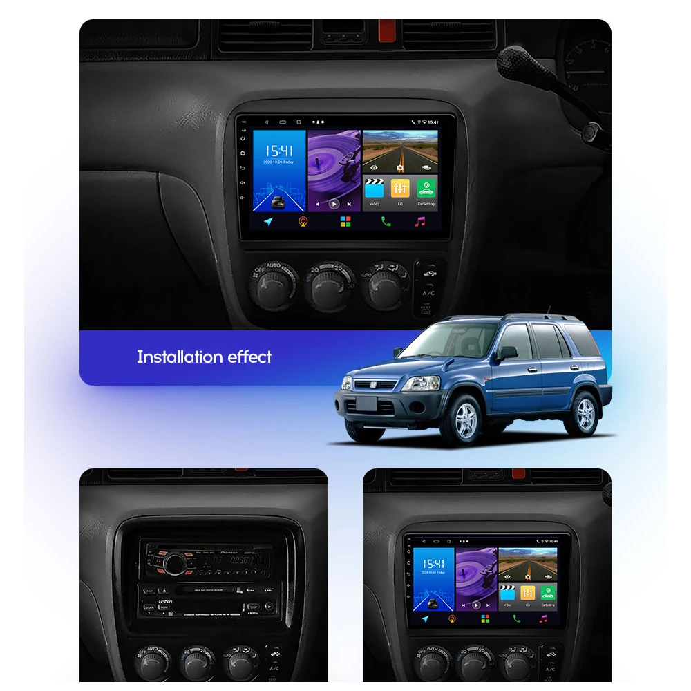 JMANCE для Honda CR-V CRV 1995 - 2001 Carplay Ai Voice автомобильное радио мультимедийный видеоплеер