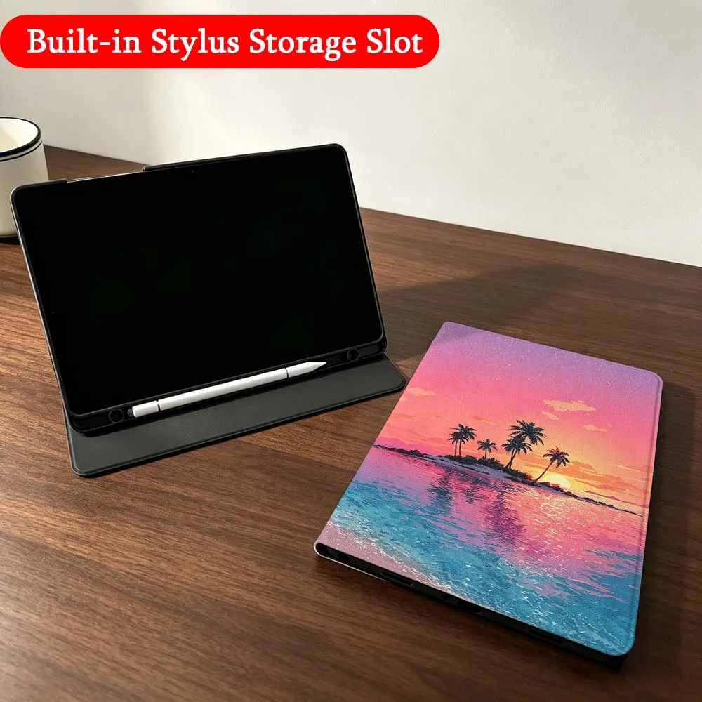 Чехол Sea Breeze Coconut Tree для Samsung Galaxy Tab A7 A8 A9 A11 S6 S7 S8 S9 S10 S11 FE Plus, складной, с функцией автоматического снапробуждения для планшета (art.: 3920db96ec1db) - 3920db96ec1db