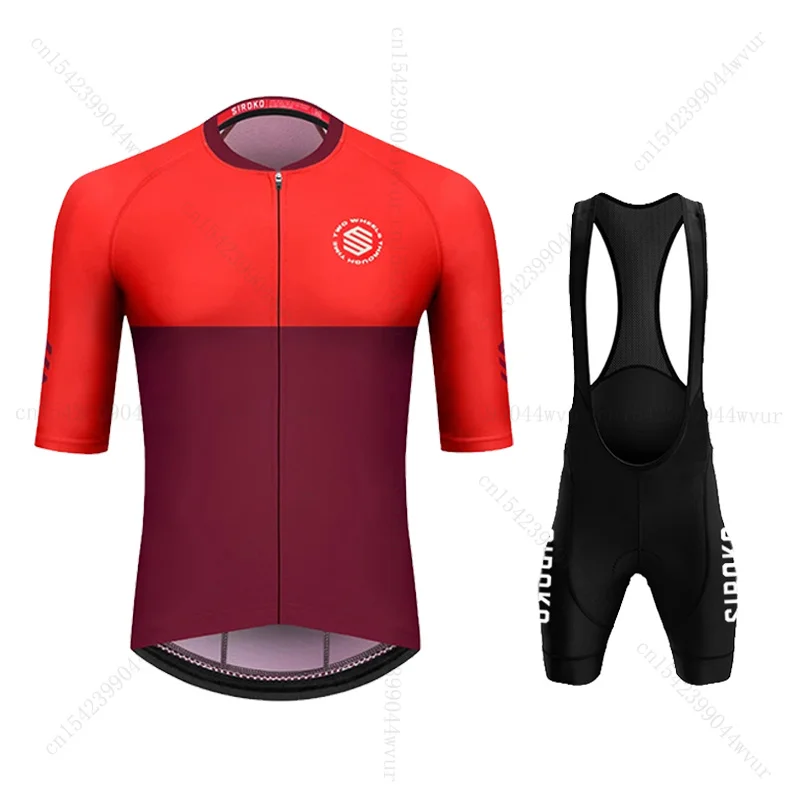 

2022 SIROKO Cycling Jersey set Summer Cycling Clothing road Bike uniform MTB maillot Ropa de Ciclismo Riding Tights Bib Pants