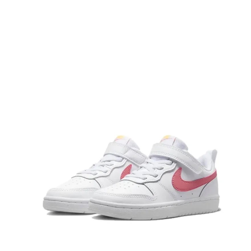 Повседневная обувь Nike Court Borough Low 2PS White Powder для детей маленьких и средних размеров