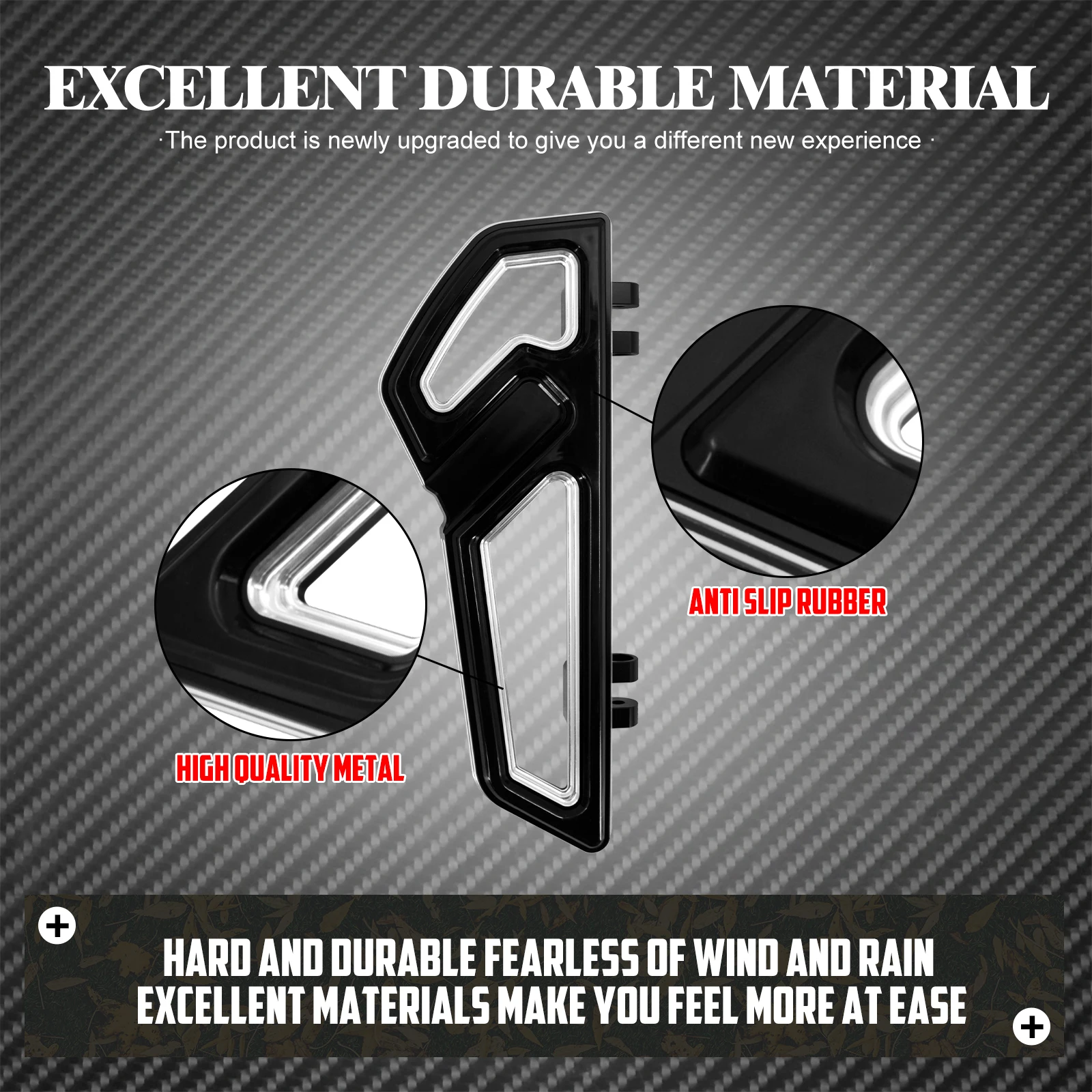 Фото Передние подножки для водителя, подножка для ног, педаль для Harley Touring Road King Street Glide FLHT Softail Fat Boy №3