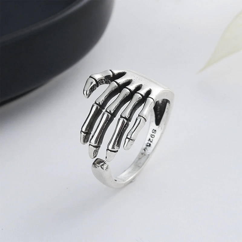 

Five-Finger Palm Claw Ring New Retro Vintage Open-End Ring Alloy Ring