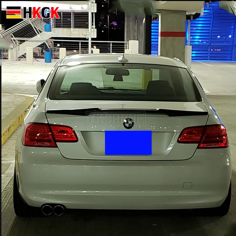 

Стильный спойлер для заднего багажника M4 для BMW E90, вид из углеродного волокна 318i 320i 325i 330i 2005-2012 E90, автомобильные аксессуары для заднего крыла...