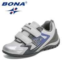 bona 2022 new designers trendy tennis shoes children running sneakers luxury brand girls sports shoes boys casual shoes child