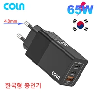 gan 65w usb c charger coln pd65w fast charge pps qc3 0 type c adapter for macbook samsung s20 s21 note 20 ipad iphone 12 13 pro