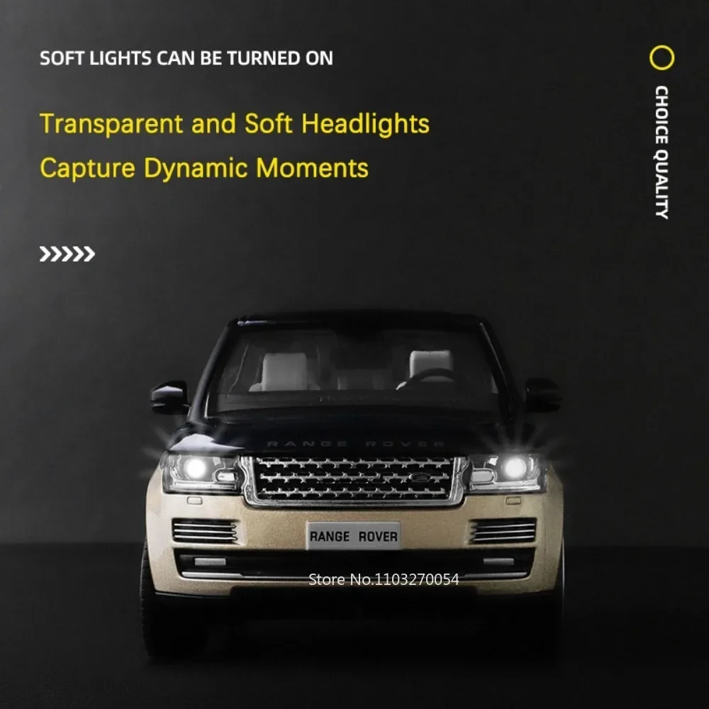 CCA 1:26 LAND ROVER RANGE Модели внедорожников Автомобиль Литье под давлением Игрушки Двери