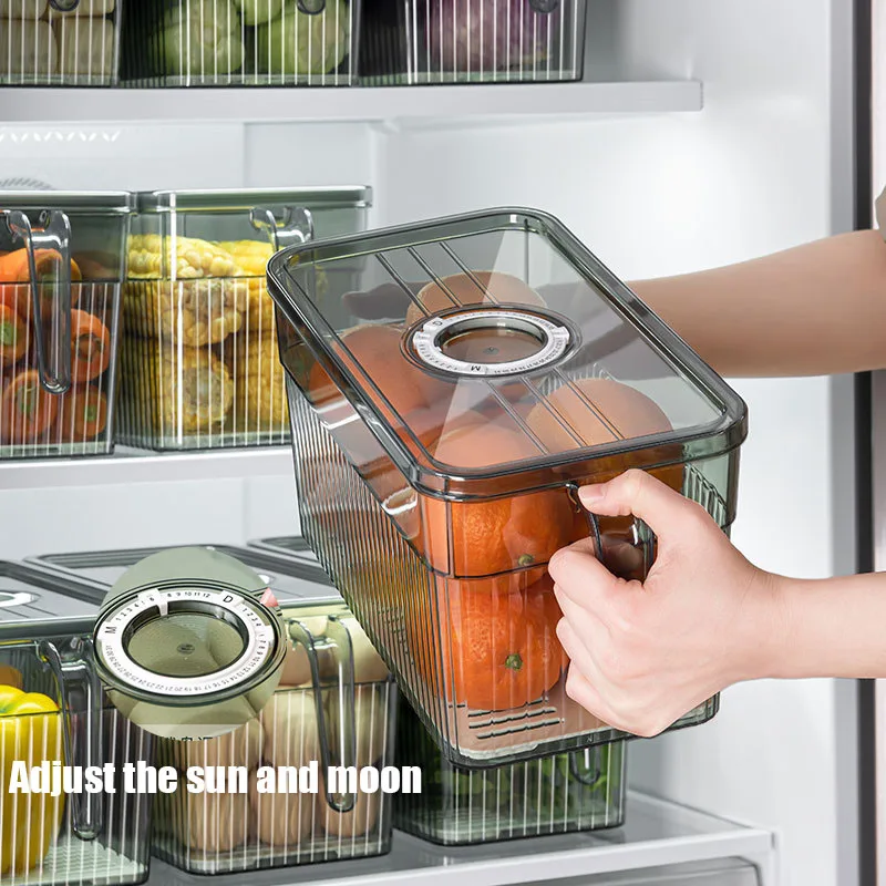 

Refrigerator Storage Box Multifunctional Container Modern Simple Vegetable Kitchen Finishing Transparent Special Box Organizer