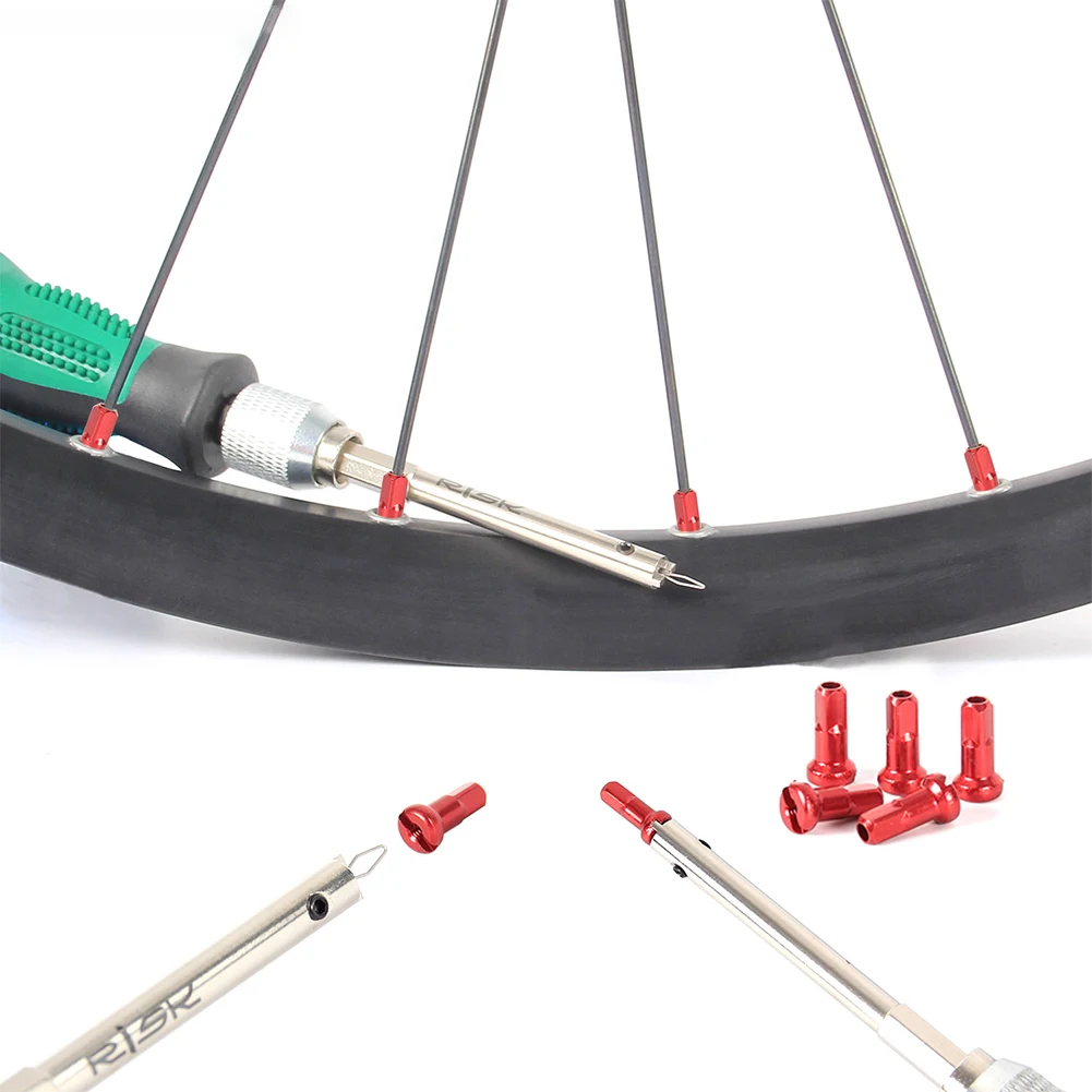 

Road Bicycle Nipple Spoke Insertion Tool Anti-corrosion Wrench Screwdriver Bike Nipple Spoke Removal Spanner Hex Key Enclosed