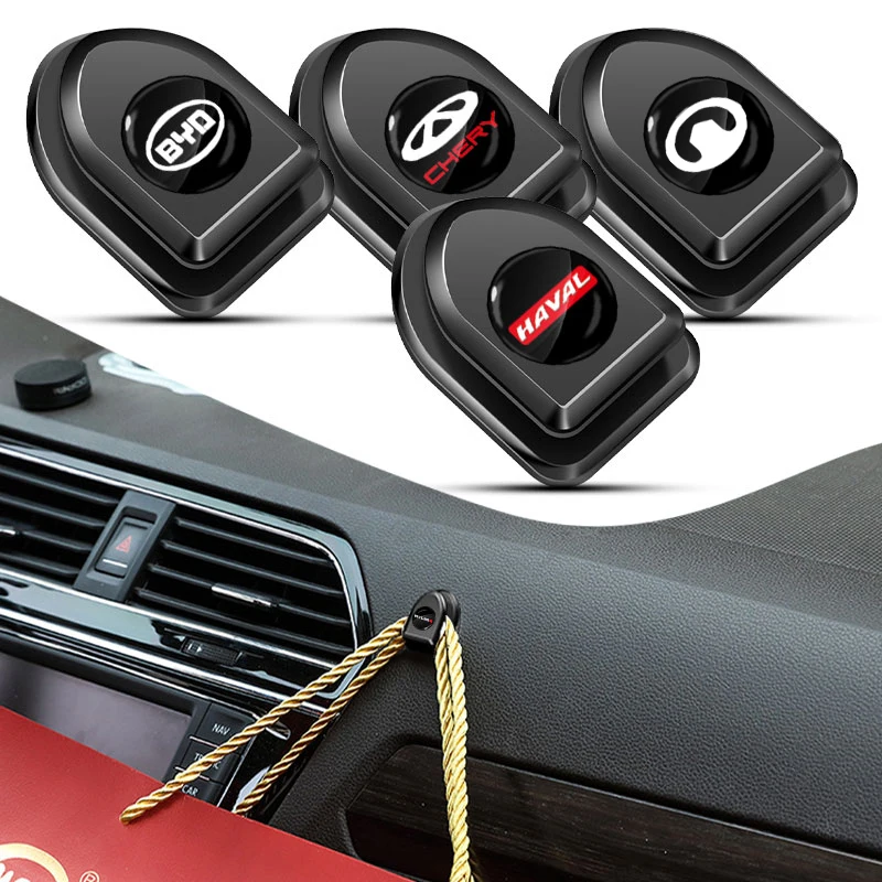 

4pcs Car Small Multi-function Adhesive Hanging Mini Hooks for Mini Cooper Countryman Clubman F54 F56 F55 F60 R60 R61 Car Decor