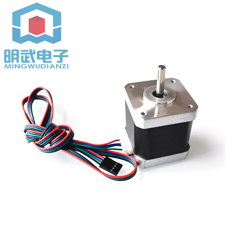 Фотогибридный 42 Шаговый двигатель 17HS840 1B, 48 мм, 2 фазы, 4 провода