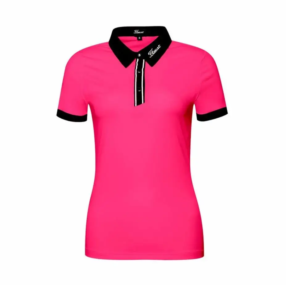 Golf Clothing Women's Short-sleeved T-shirt Quick-drying Breathable Top Golf Shirts Slim-fit Sweat-absorbent Outdoor Golf Jersey