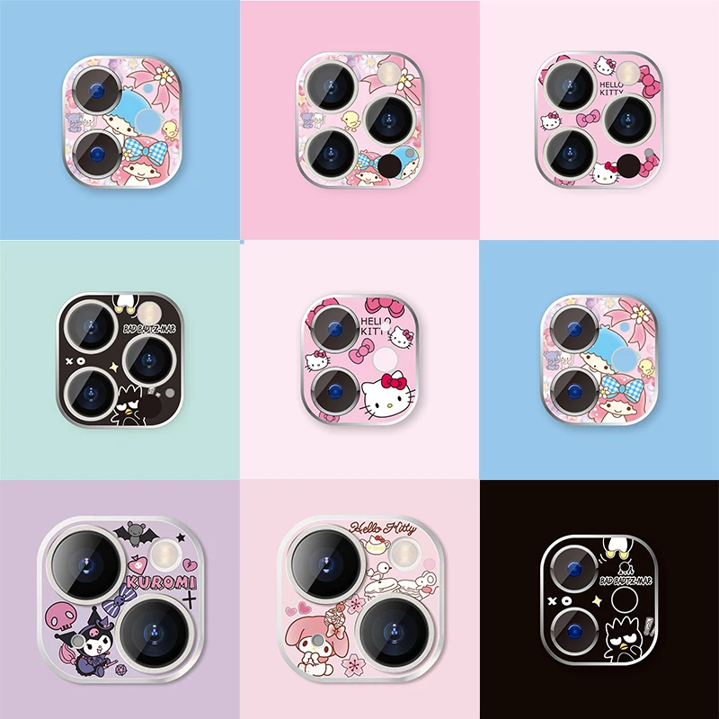 Защитная стеклянная пленка Hello Kitty Kuromi закаленное стекло для IPhone 13 12 Pro 11 Max Mini