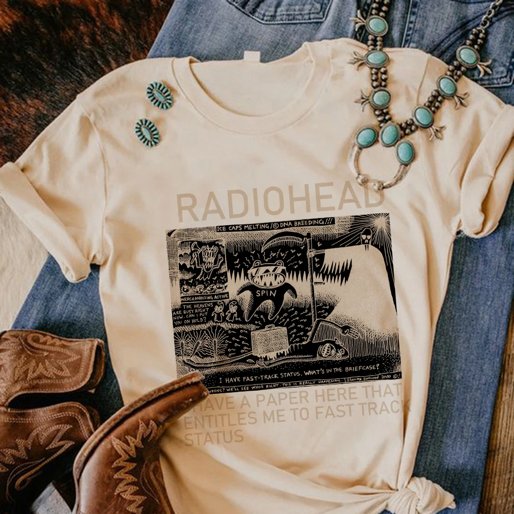 Топ женский с графическим принтом в стиле Харадзюку