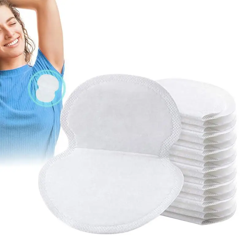 

Underarm Sweat Pads 10Pcs White Armpit Sweat Patches Dress Clothing Perspiration Deodorant Pads Unisex Care Sweat Absorbent Pads