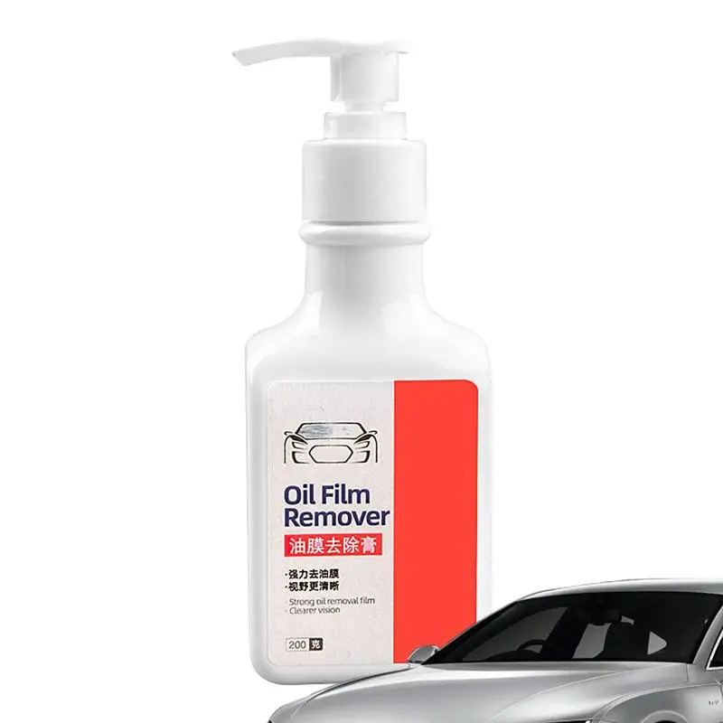

Car Glass Oil Film Removing Cream Deep Cleaning Polishing Glass Cleaner For Auto Windshield Home Streak-Free Shine Remove Stains