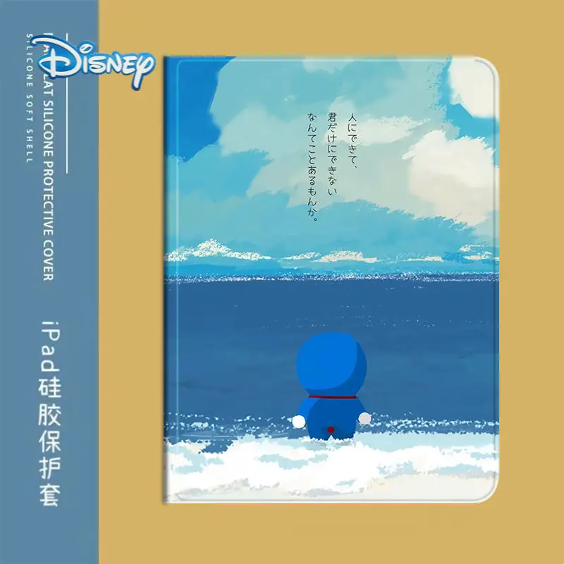 

Disney Cartoon Flip Tablet Case For iPad Air 4 3 2 1 Mini 6 5 Pro 2017 2018 2019 2020 Leather Shell Smart Funda Stand Cover