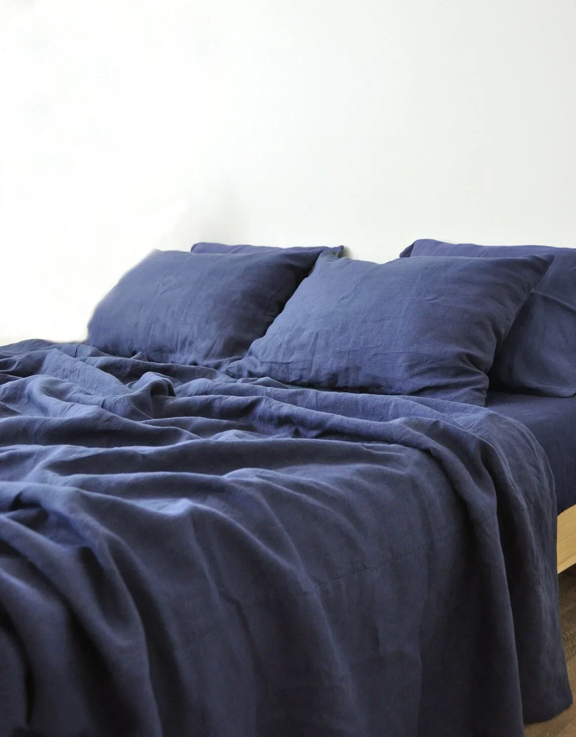 Льняной пододеяльник Oeko-tex наволочка простыня льняной Комплект постельного