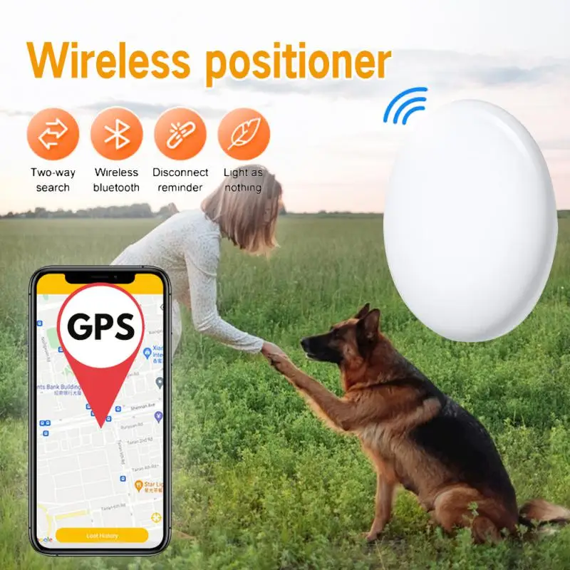 

200mah Smart Locator For Android Ios With Protective Cover Gps Tracker Smart Finder Pet Key Children Positioning