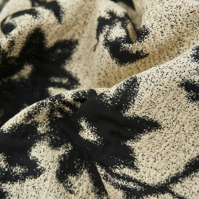 Женская жаккардовая Ткань эластичная с изображением песка Дамаска рулон сатин