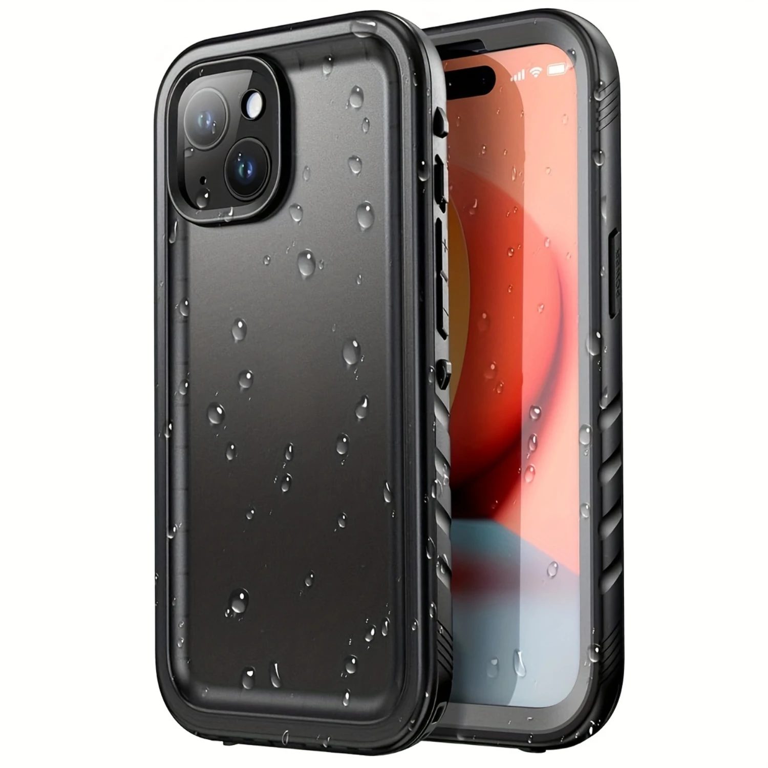 Водонепроницаемый чехол для iPhone 15 14 Plus 13 12 11 Pro Max SE — защитная пленка всего тела