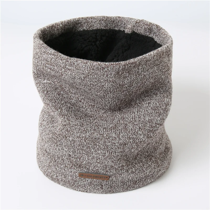 

Fashion Unisex Winter Neck Scarf Ring Cover Women Thick Warm Soft Fleece Cotton Knitted Child Outdoor Skiing Collar Wraps Face