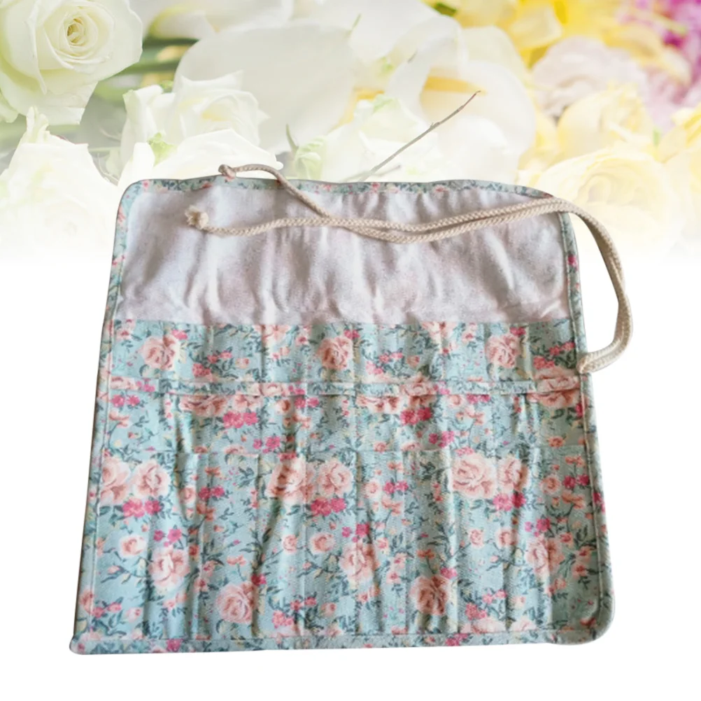 

1pc Watercolor Brush Bag Watercolor Holder Roll Up Case Portable Roll-Up Canvas Bag Canvas Pouch