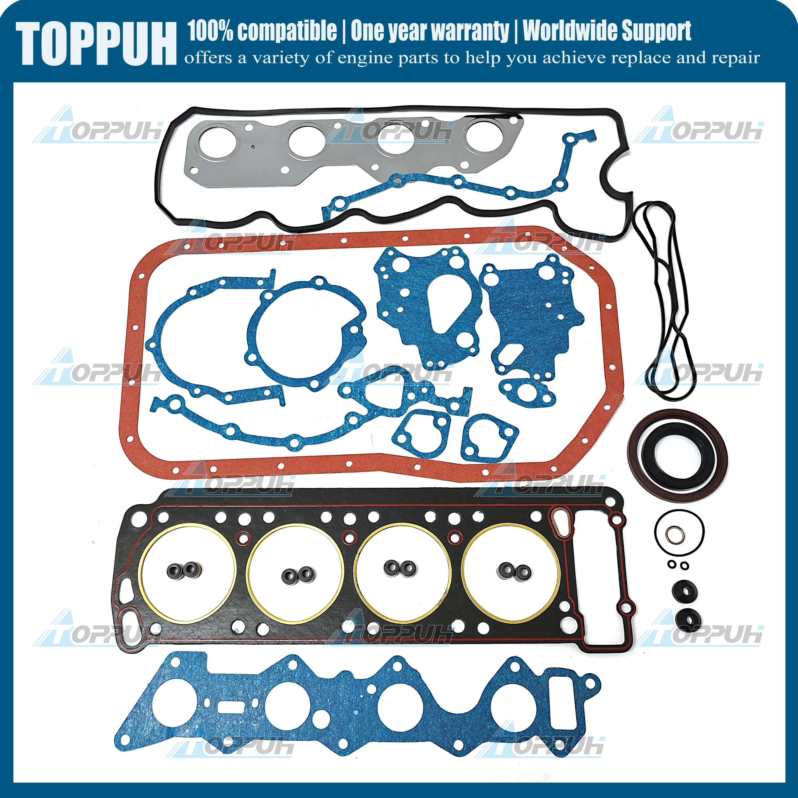 Комплект для ремонта двигателя Mitsubishi Forklifts 4G52 прокладок цилиндров подшипники