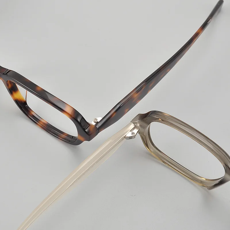 Новинка винтажная ацетатная квадратная оправа для очков мужские очки по рецепту