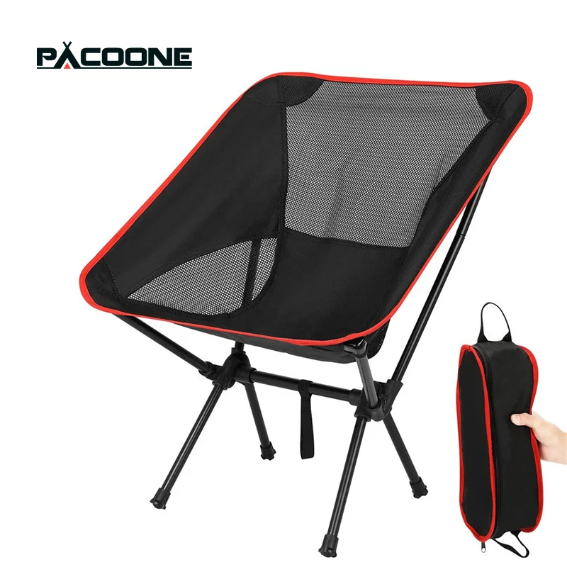 

Складной туристический стул PACOONE, легкий тяжелый портативный походный стул для походов