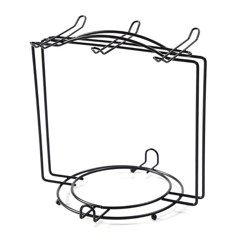 

Kitchen Draining Rack Coffee Mug Glass Cup Plate Holder Stand Drainboard Dish Storage Organizer Hanging Display Shelf with 6