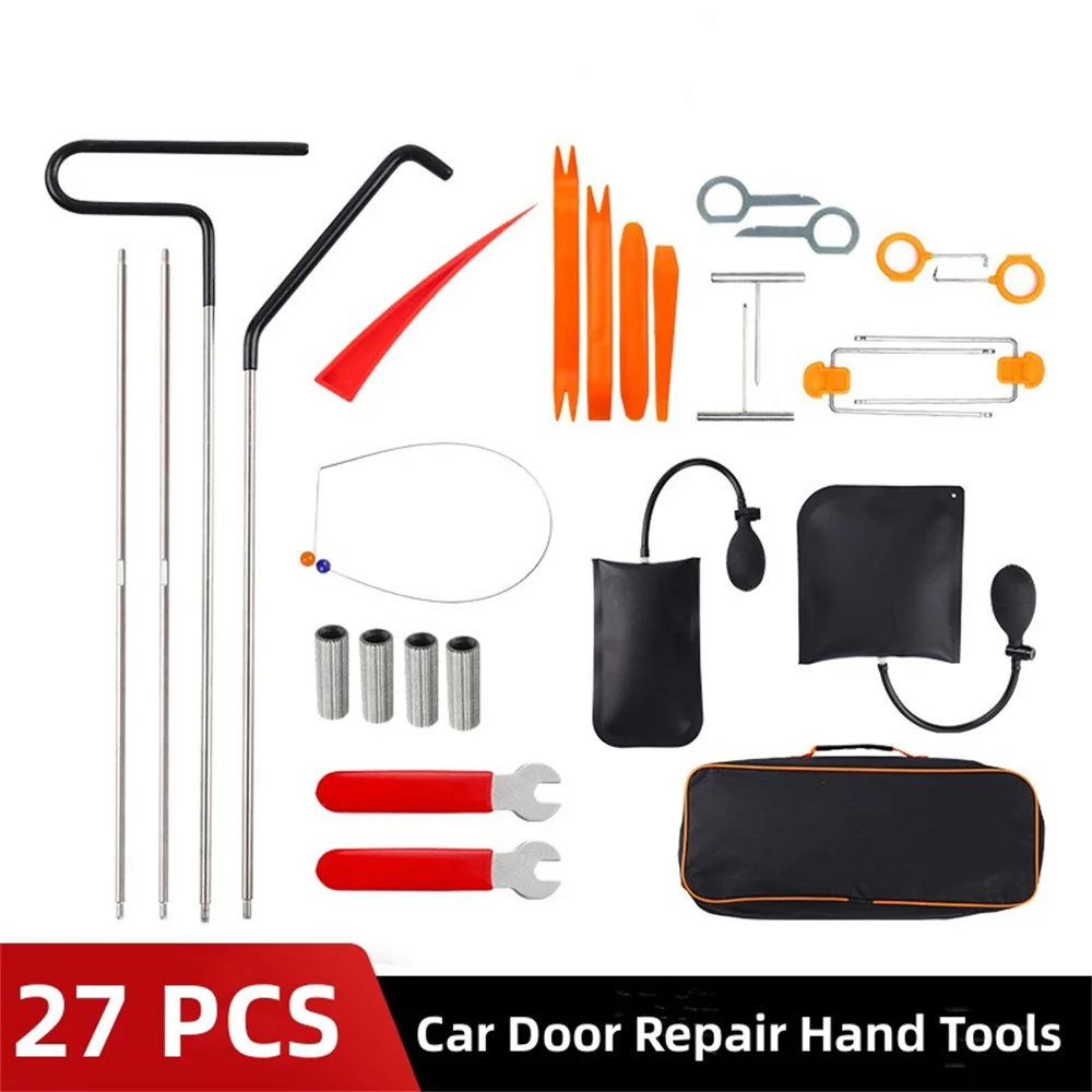 

Car Door Open Grabber Lockout Lock Pick Set Long Range Reach Hooking Cushion Emergency Open Unlock Tool Air Wedge Pump Tools kit